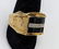 18K Gold Mans' Black Onyx Diamond Ring. Marked 18 - 7