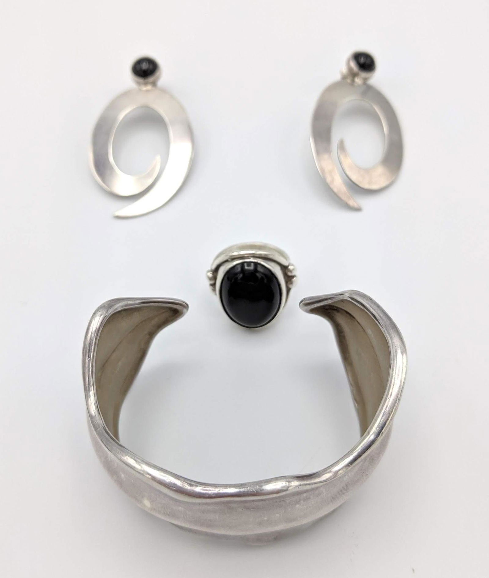 4pc Sterling Silver Jewelry. 1) TIFFANY & Co Cuff (1 of 11)