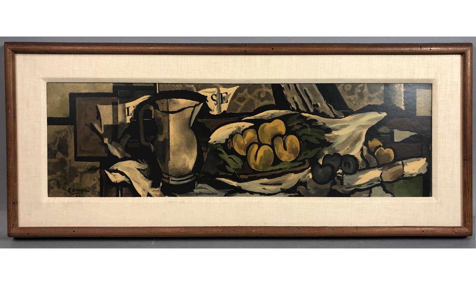 GEORGES BRAQUE Print on Board. Still Life Abstrac (1 of 9)