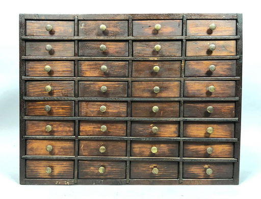 Antique Dresser Top Multi Drawer Box With Brass P Sep 10 2019