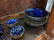 RORSTRAND Sweden Set of Porcelain China. Cobalt, - 8