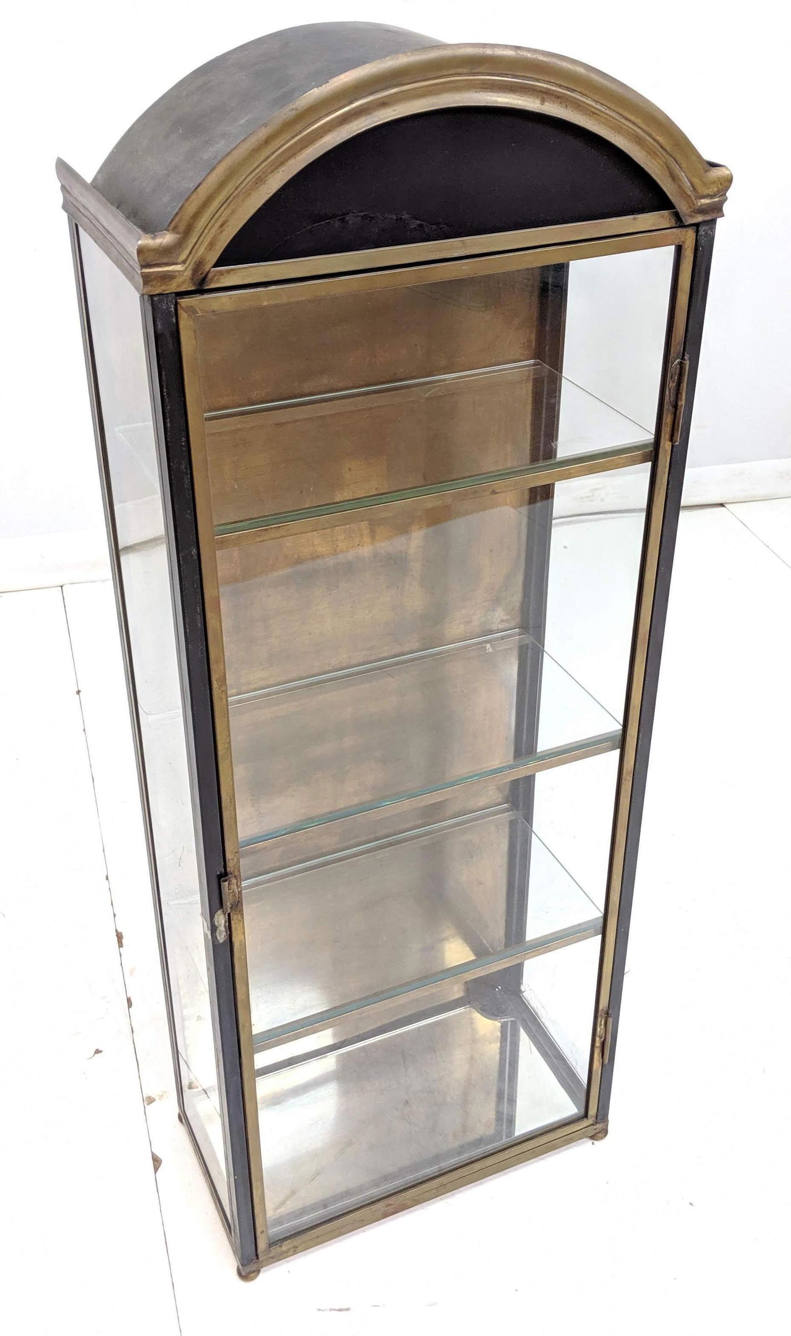 Vintage Brass Wall Mount Curio Cabinet Black Sid Sep 10 2019
