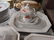 89pc Set WEDGWOOD Flying Cloud Porcelain Dinnerwa - 11