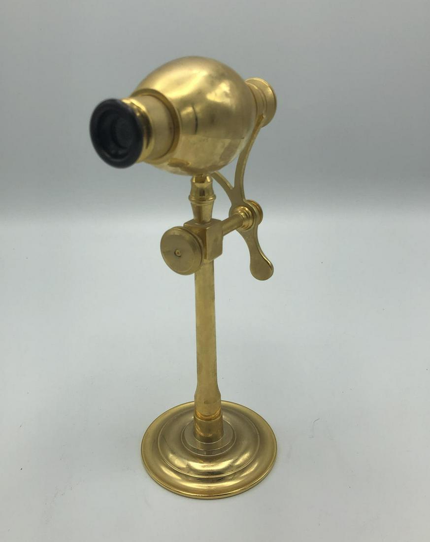 VAN CORT INSTRUMENT Brass Tabletop Kaleidoscope. (1 of 8)