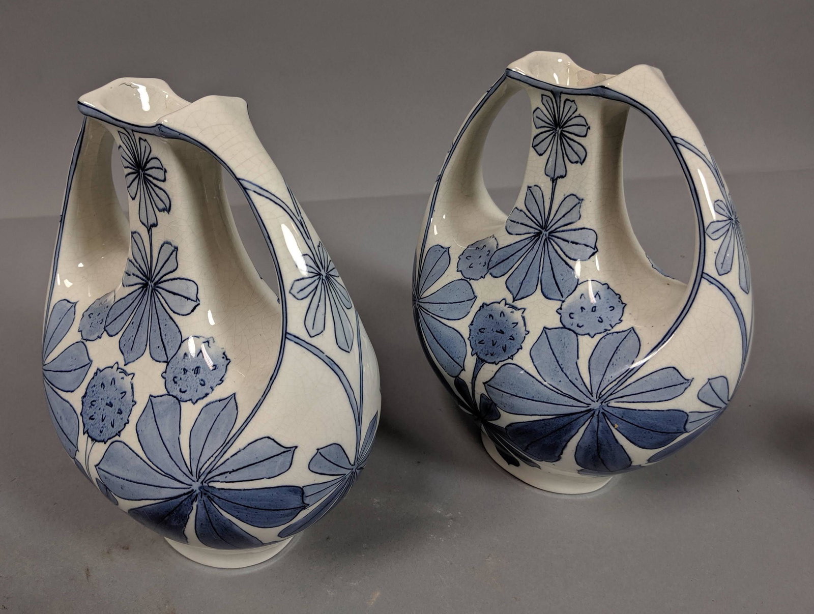 Pr RORSTRAND Swedish Art Nouveau Pottery Vases. O (1 of 9)