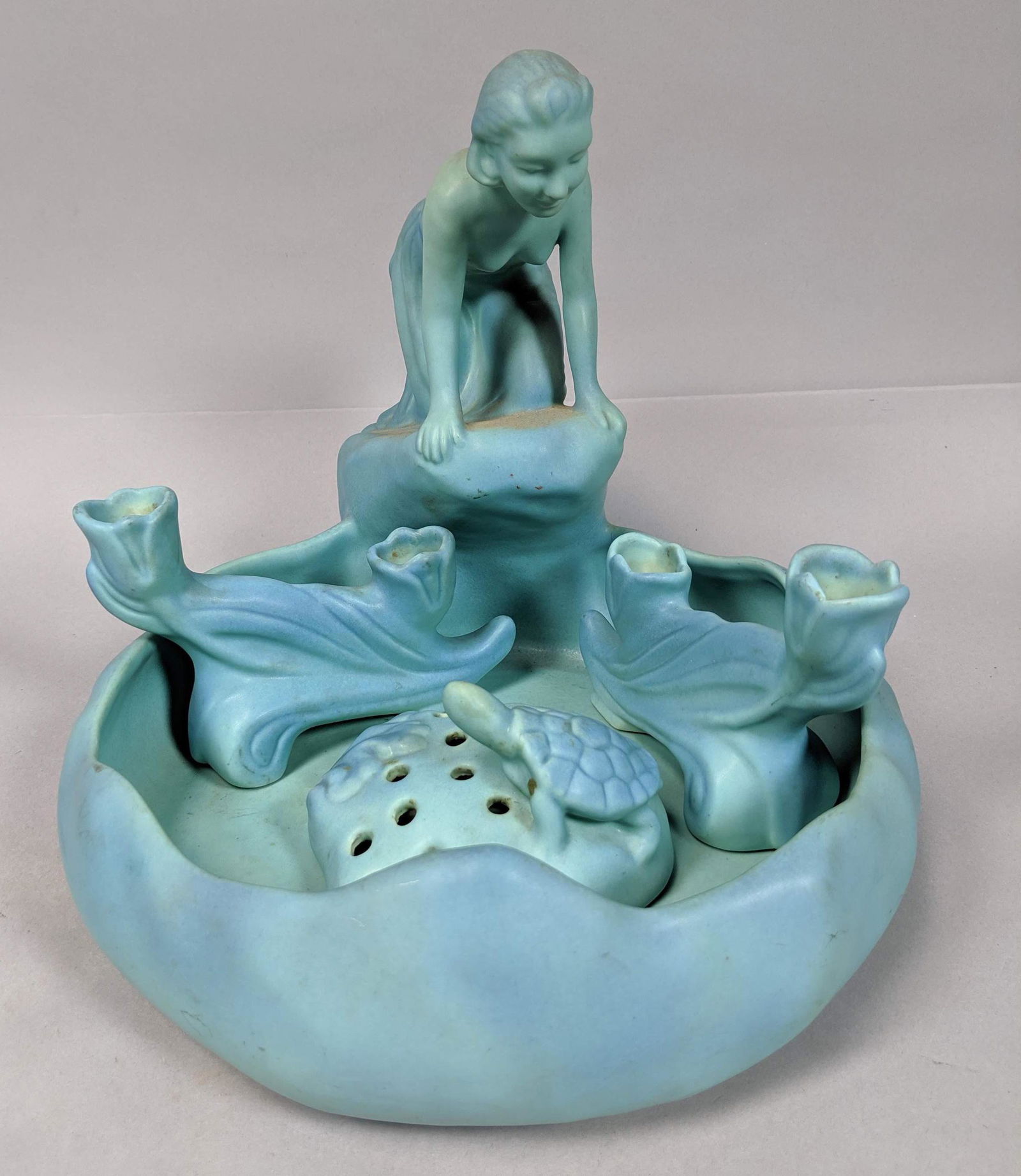 4pc VAN BRIGGLE "Lady of the Lake" Art Pottery. P (1 of 20)
