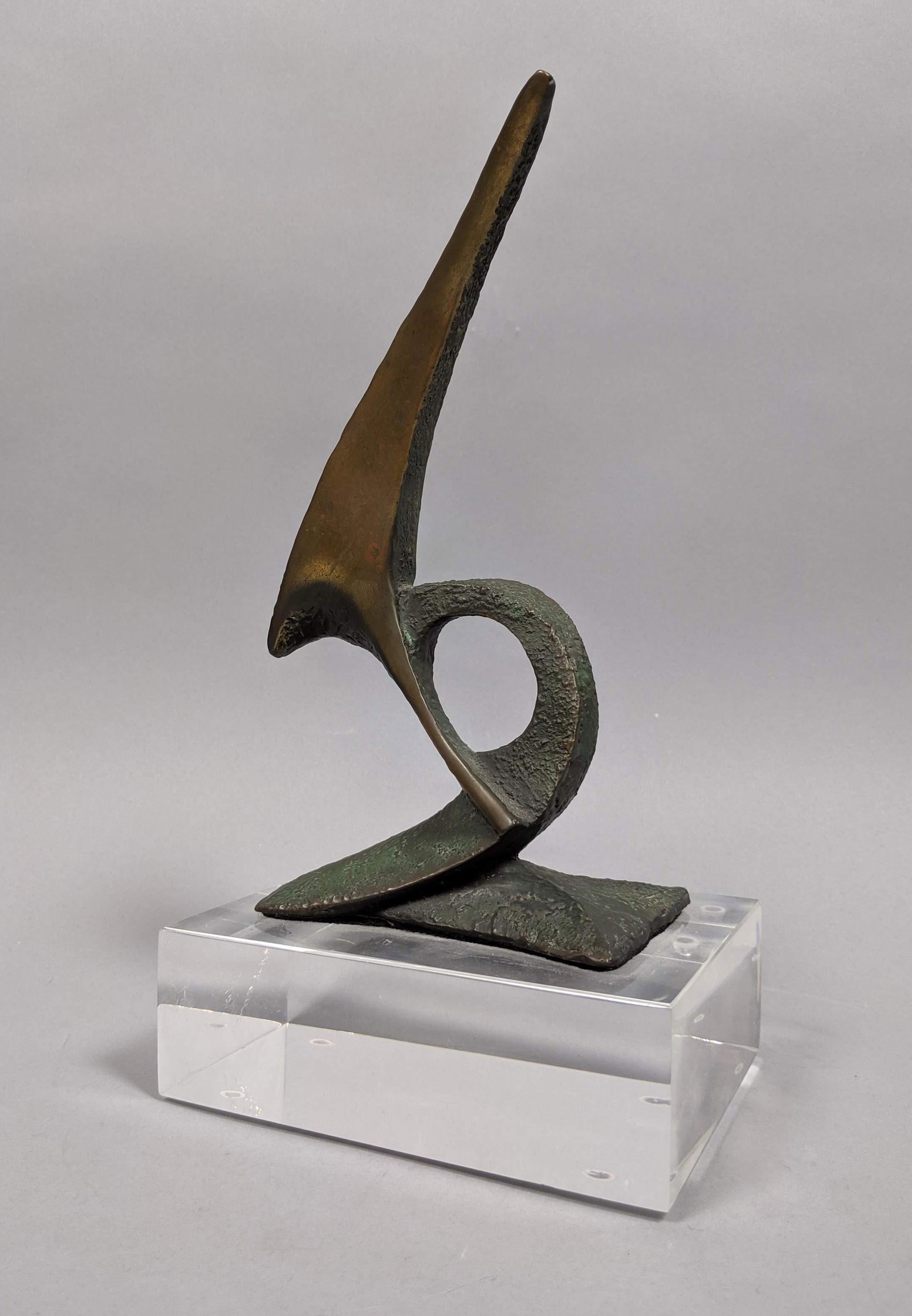 BOB BENNETT Bronze Modernist Sculpture. Abstract (1 of 9)
