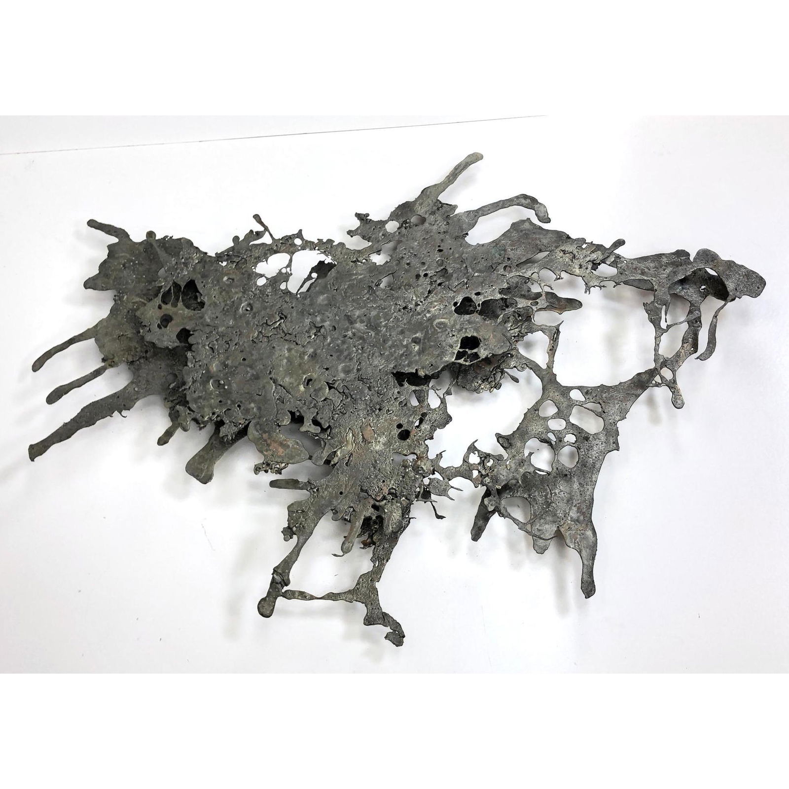 SILAS SEANDEL Sgnd Metal Brutalist Wall Sculpture (1 of 10)