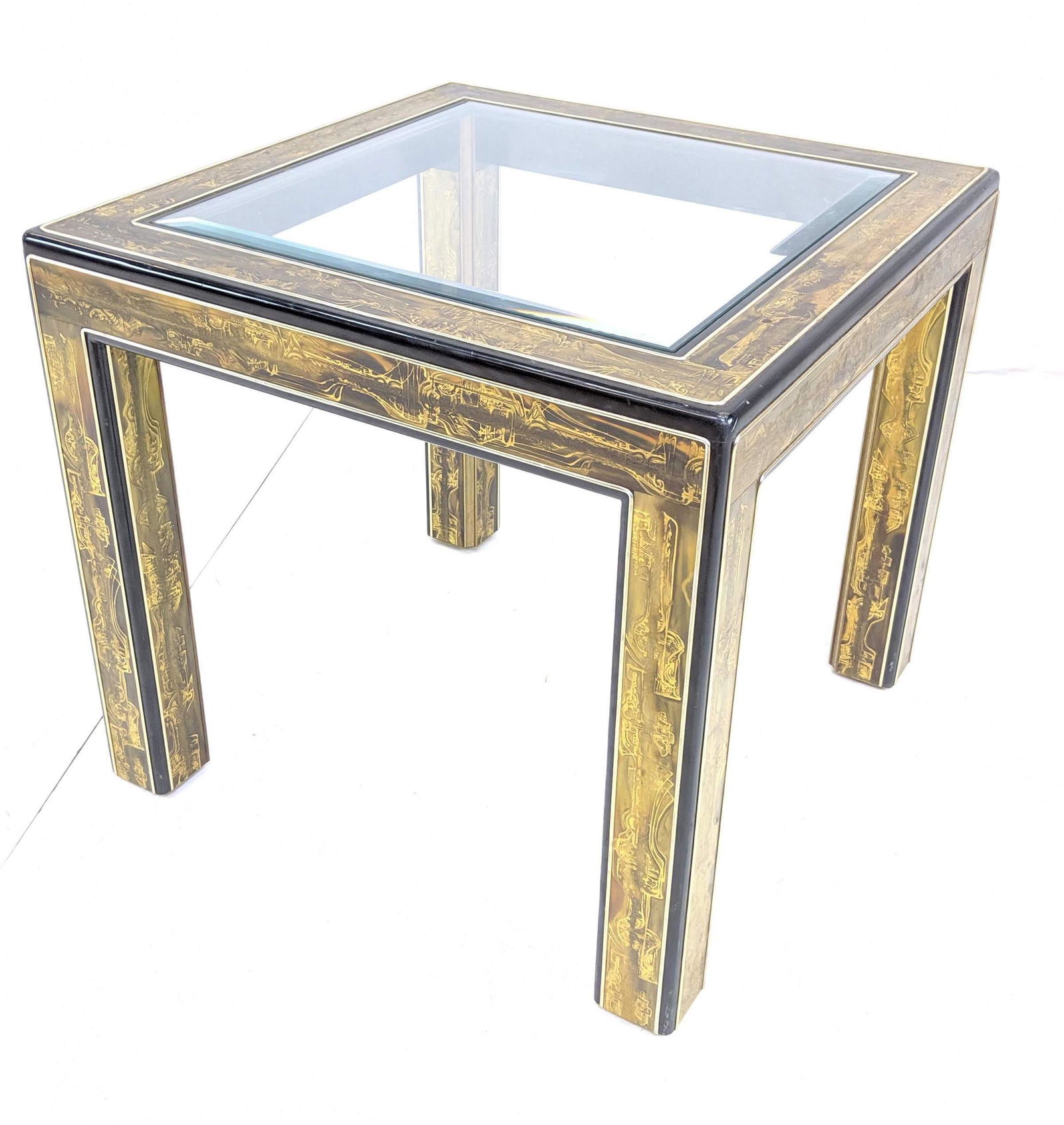 BERNHARD ROHNE for MASTERCRAFT Square Side Table. (1 of 9)