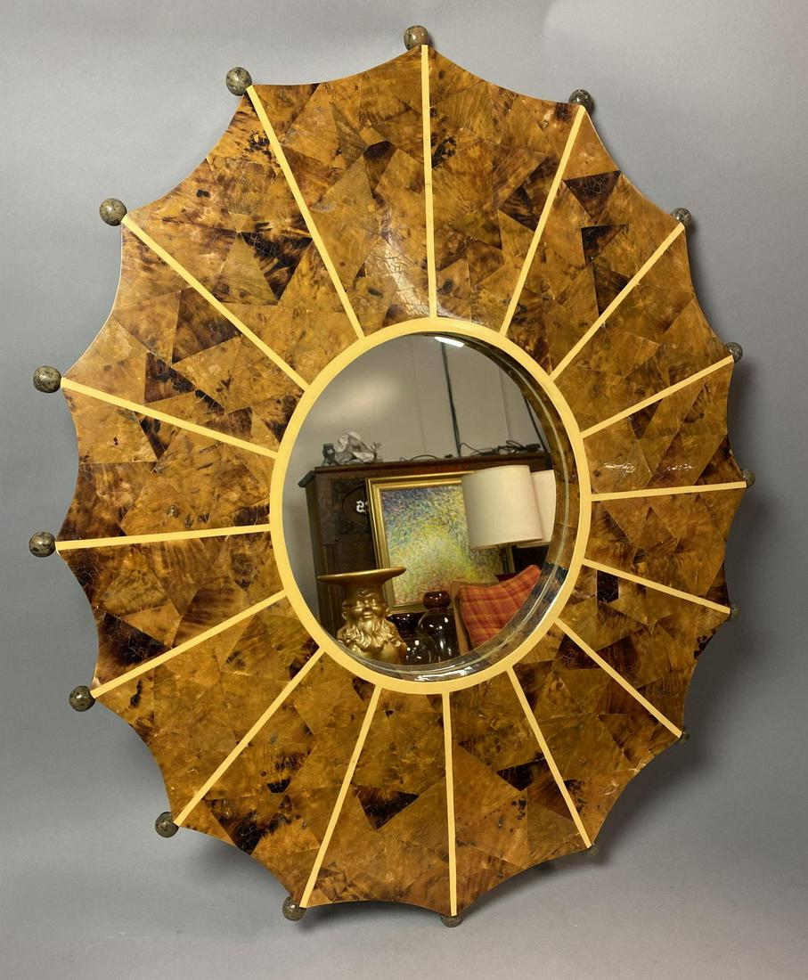 R & Y AUGOUSTI Attributed Inlaid Horn Decorator W (1 of 7)