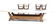 3pc American Walnut Terrazzo Table Set. Inlaid Ma - 2