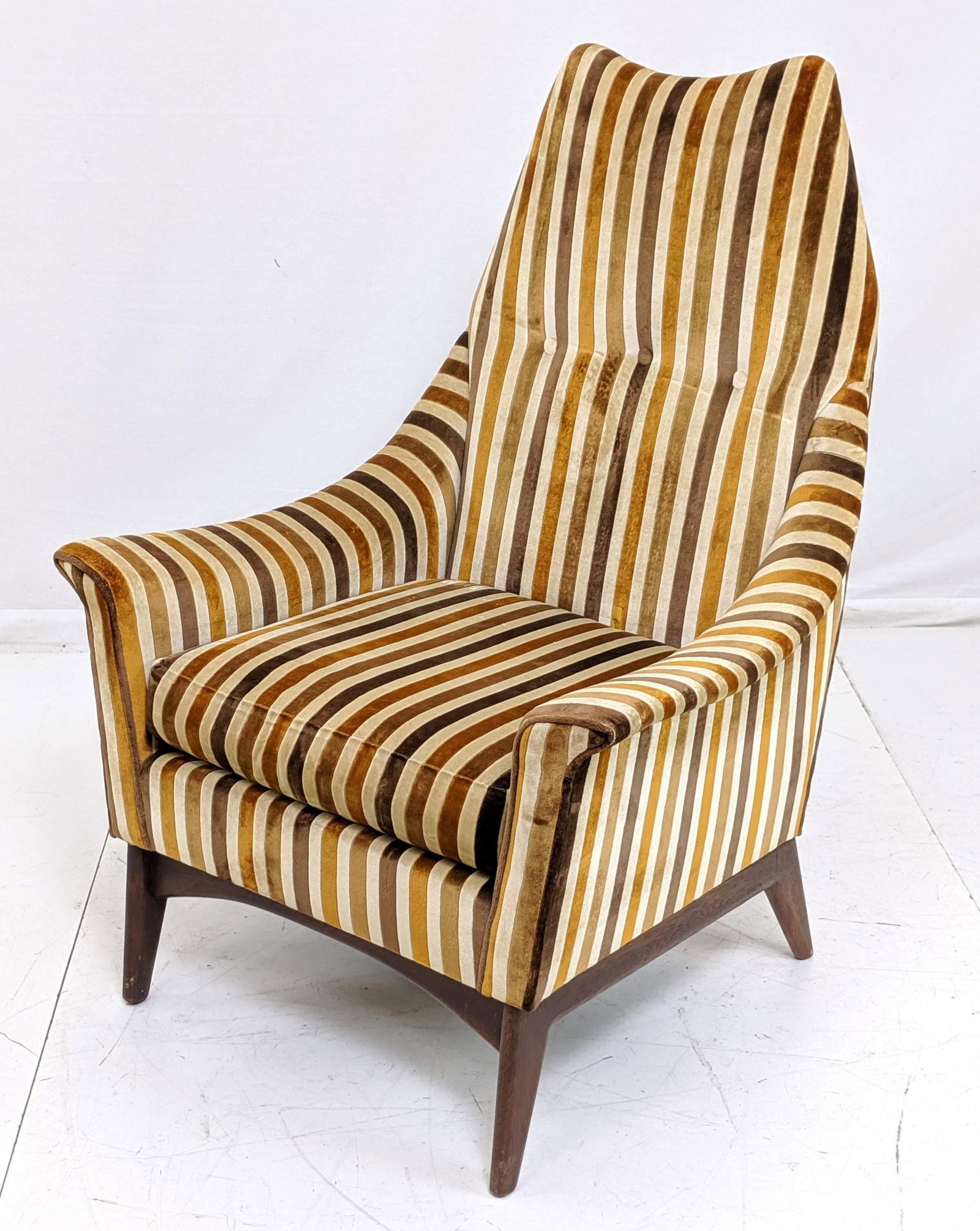 American Modern Pearsall Style Tall Lounge Chair. (1 of 10)