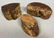 3 JEFFREY SEATON Burl Raw Edge Small Jewelry Boxe
