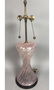 Murano Italian Pink Art Glass Table Lamp. Moderni