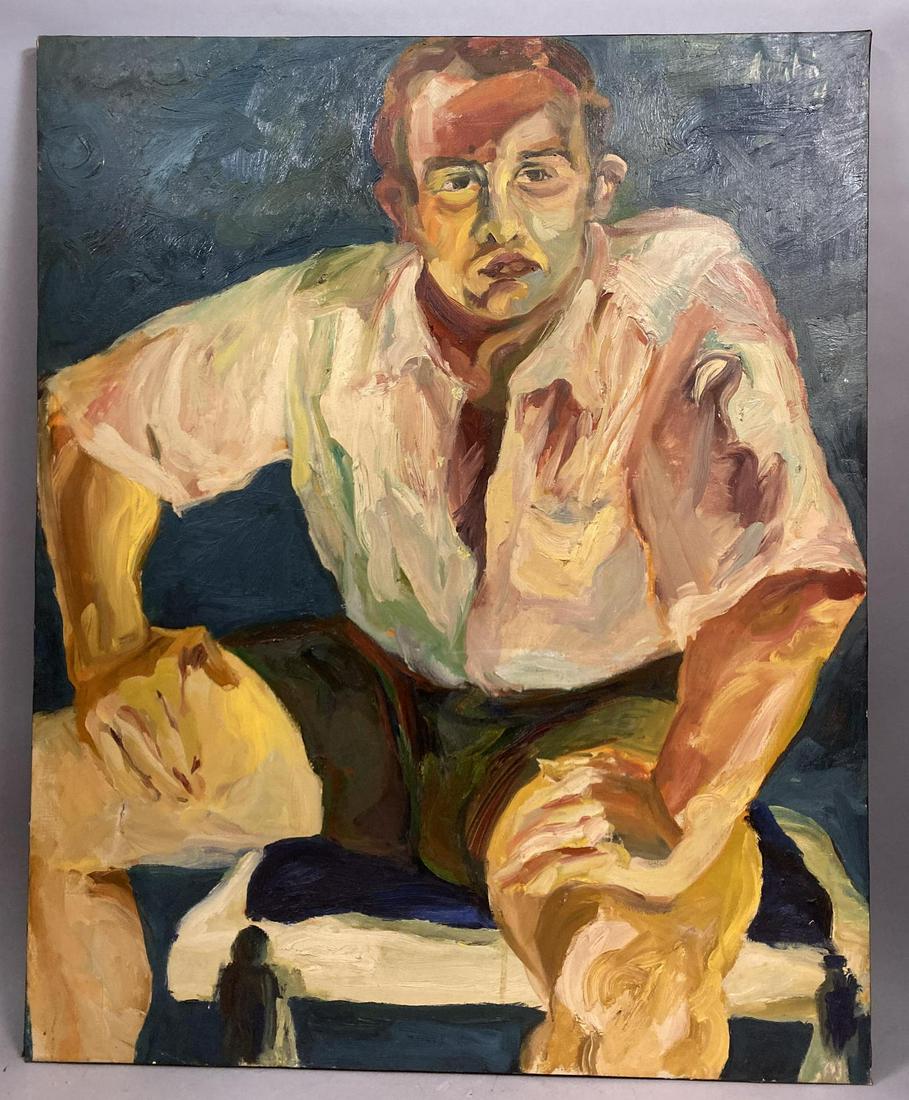 MASHA MUCHIN (Archer) Large Portrait Painting. "Z (1 of 9)