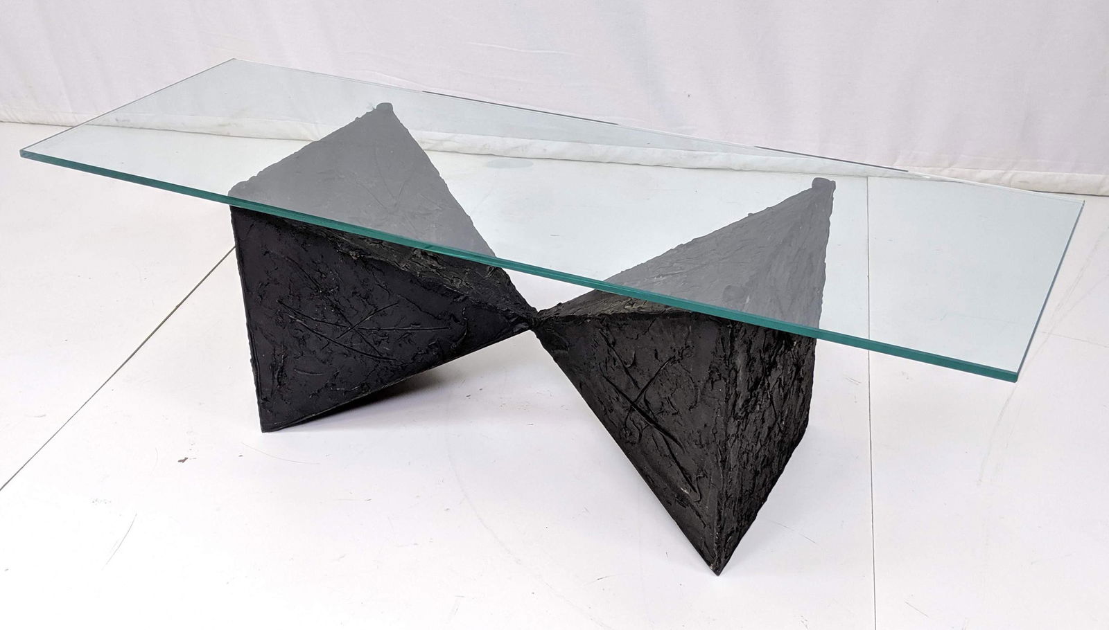 PAUL EVANS Attributed Bow Tie Cocktail Table. Brutalist (1 of 7)