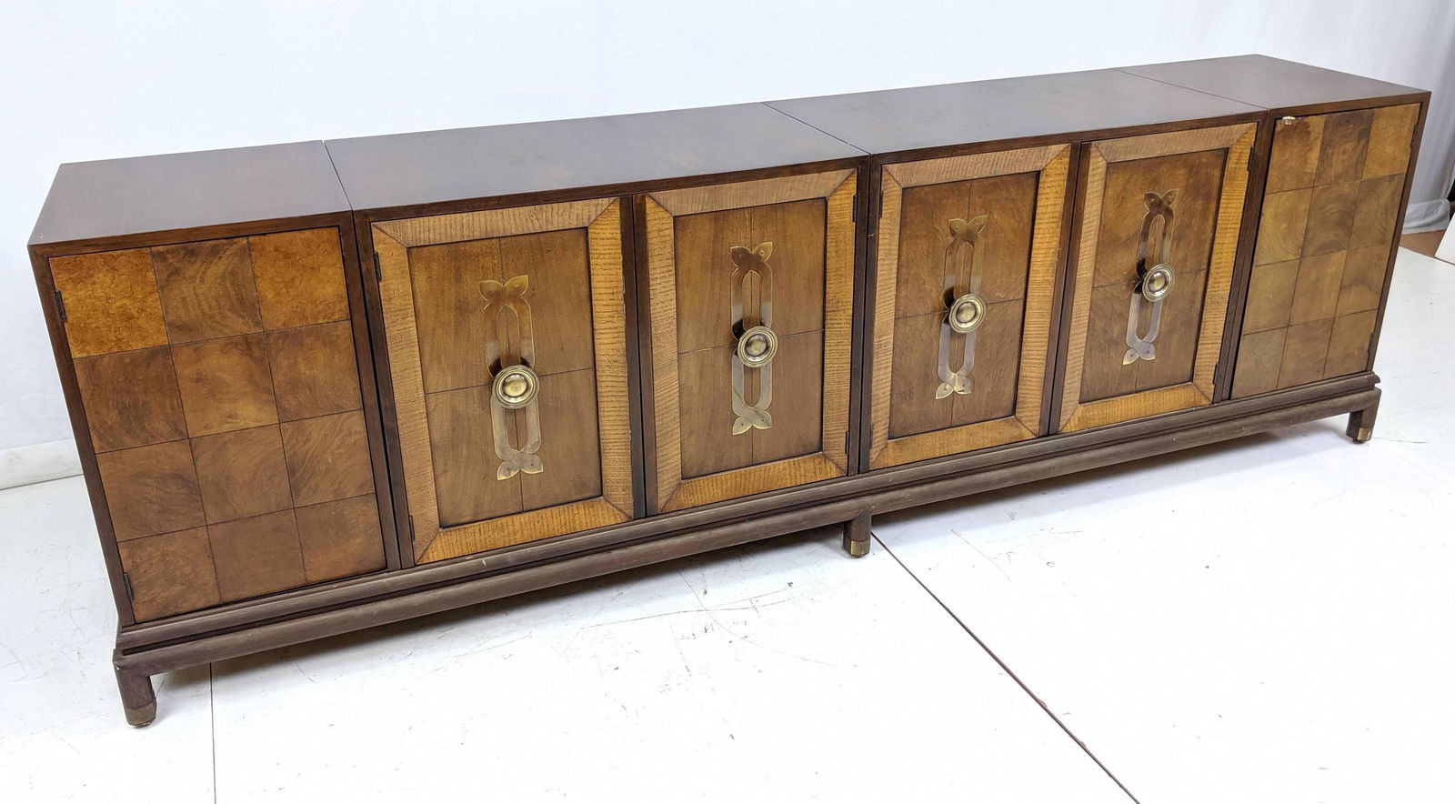 5pc Credenza Modernist Cabinet. Four separate cabinets (1 of 12)