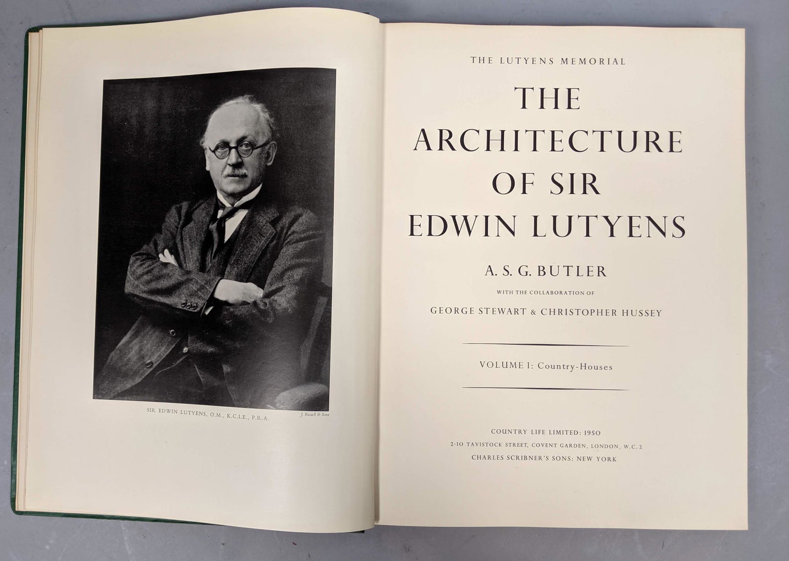 Set  3vol.  The Architecture of Sir Edwin Lutyens. A S. (1 of 11)