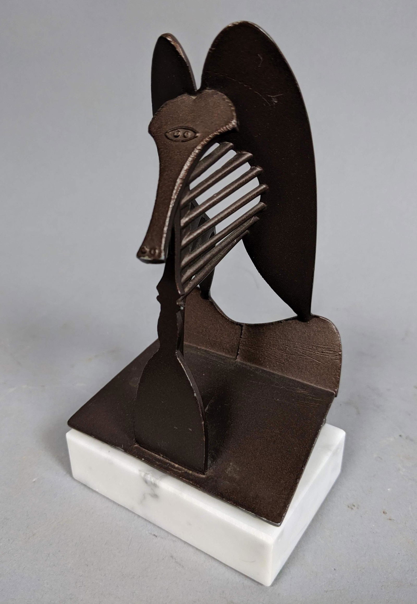 PABLO PICASSO Copper Figural Sculpture. Chicago. Copper (1 of 9)