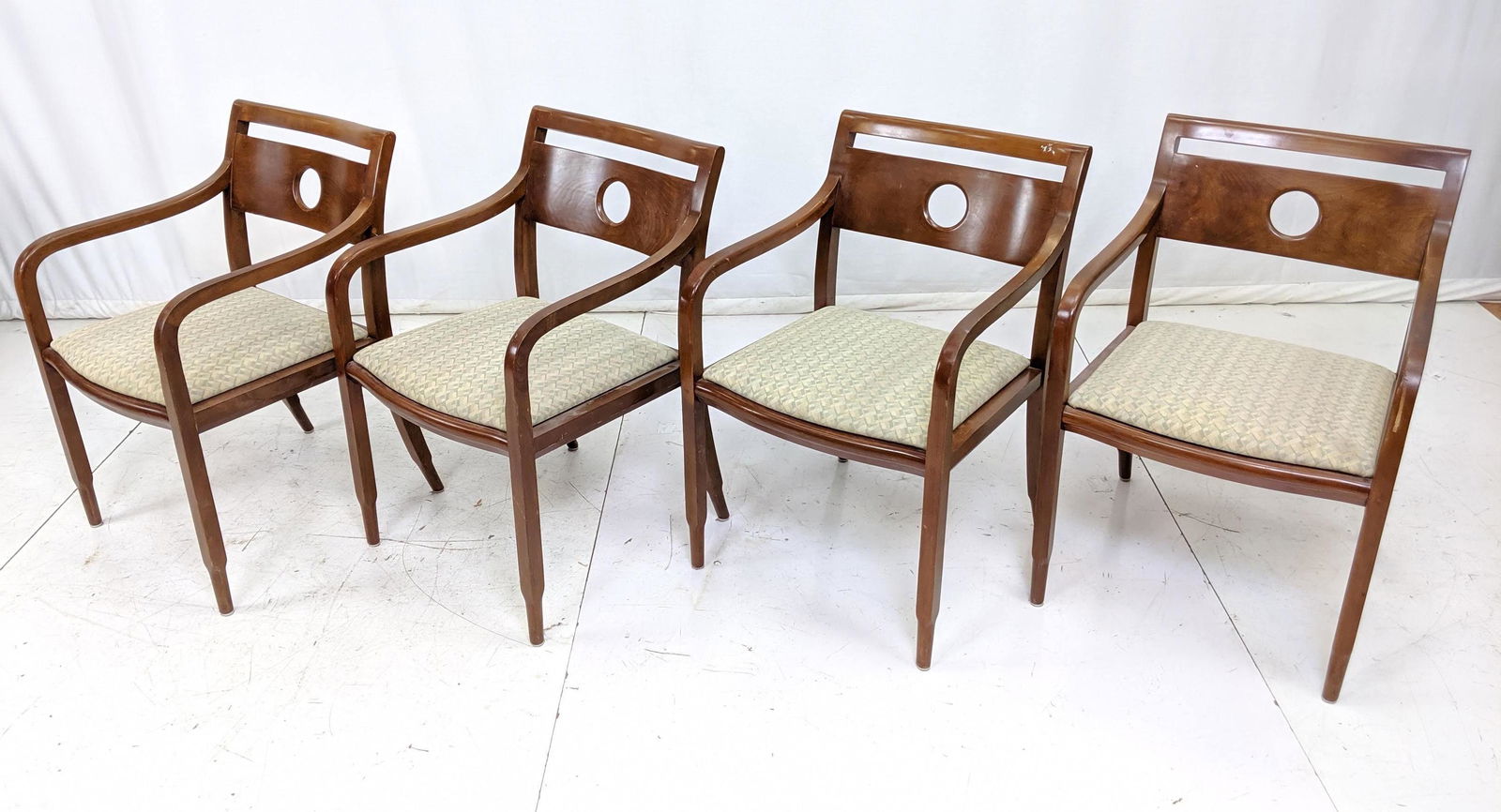 4pc WARD BENNETT for Brickel Assoc. modern side chairs. (1 of 13)