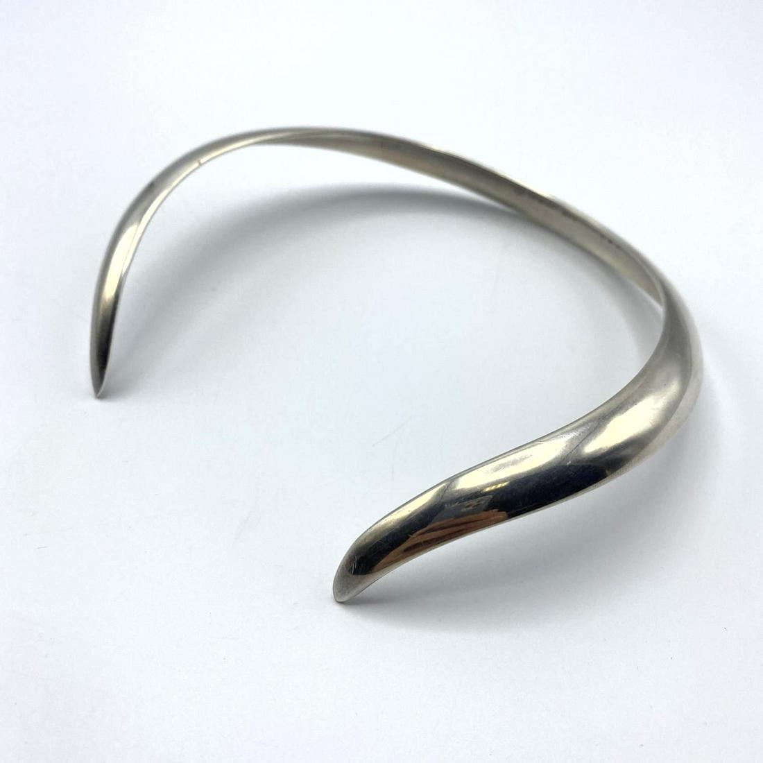 Heavy Sterling Silver GEORG JENSEN #16A Neck Collar. Ch (1 of 9)