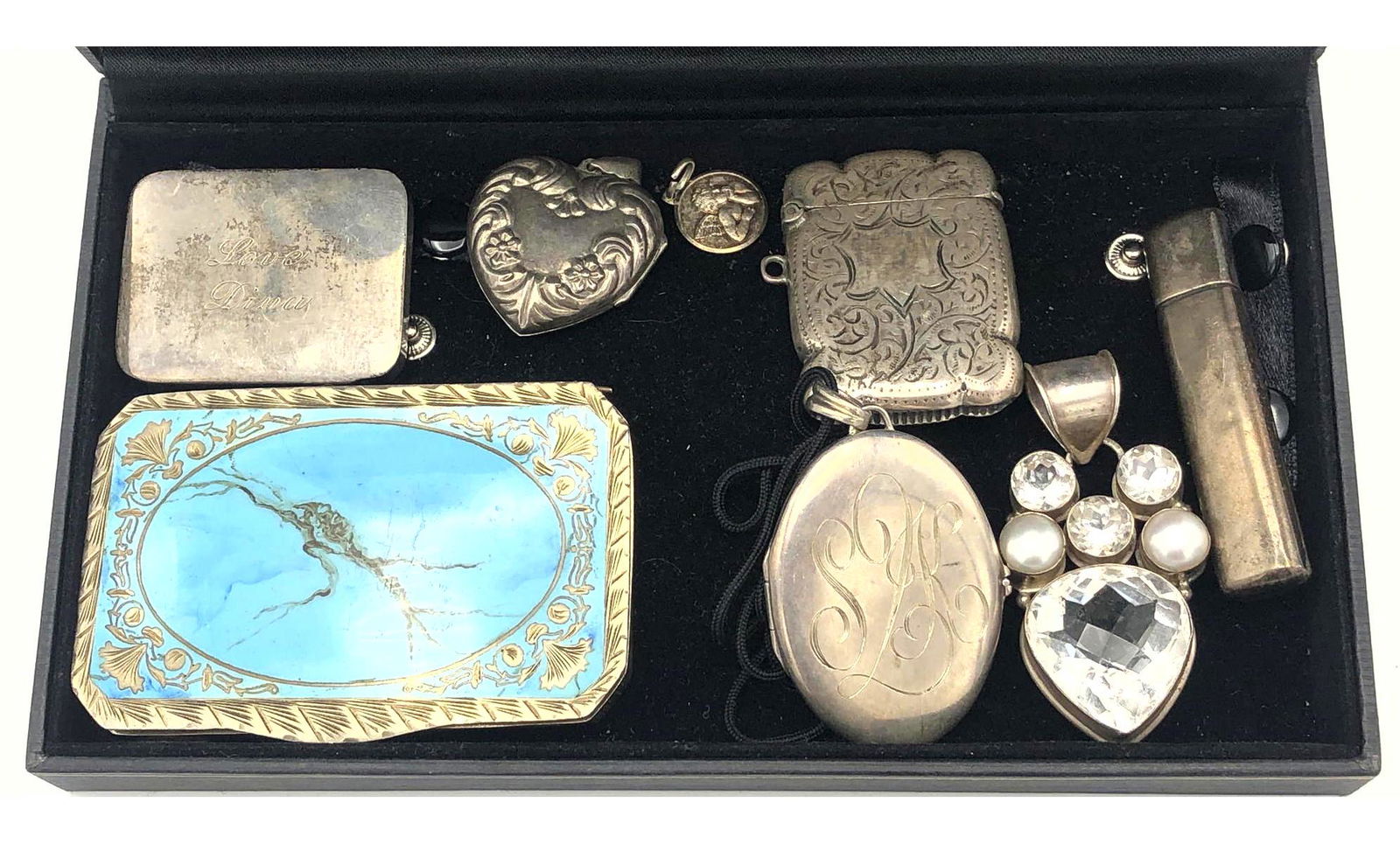 8pc Silver or Sterling Object Lot. TIFFANY & CO Sterlin (1 of 10)