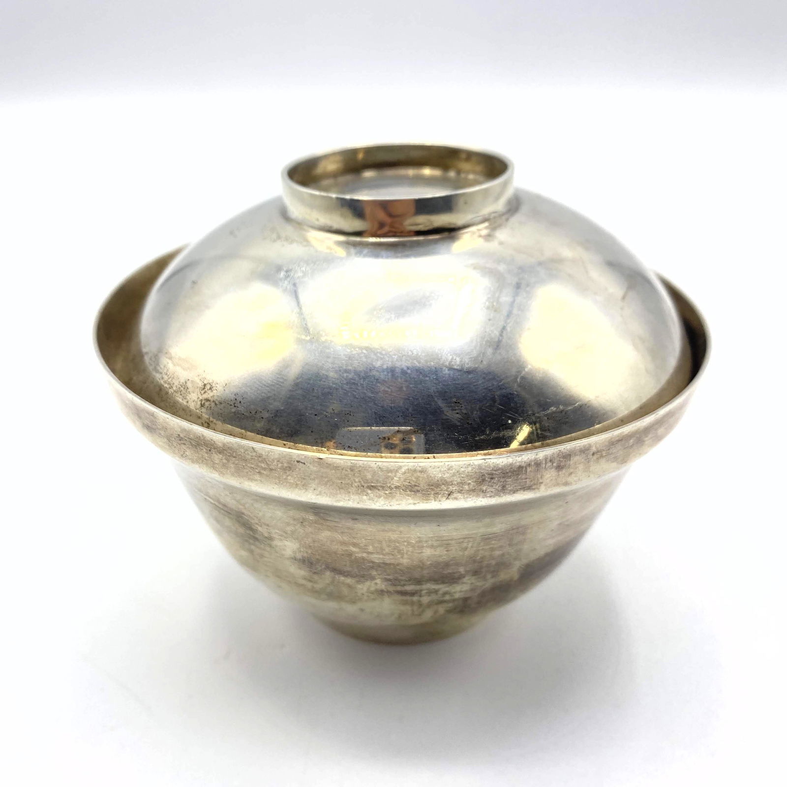 GORHAM Sterling Rice Bowl with Lid. Metropolitan Museum (1 of 7)