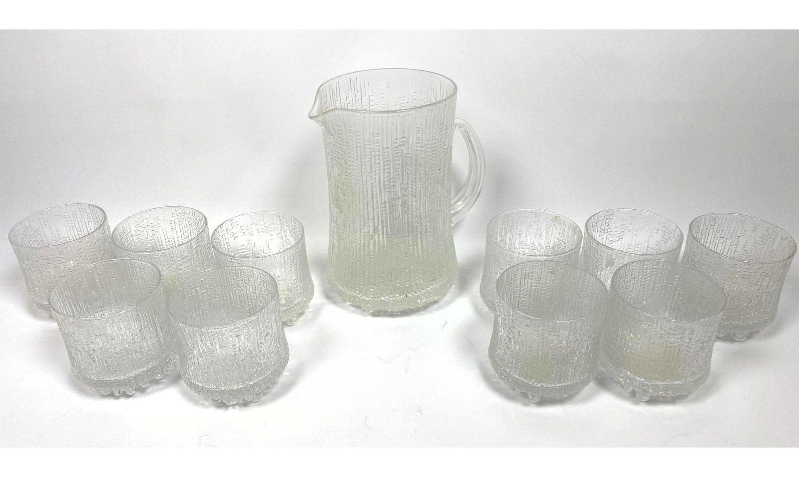 11pc TAPIO WIRKKALA for IITTALA Pitcher Glasses. "Ultim (1 of 13)