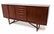 Danish Teak Tall Credenza Sideboard. Raised on legs wit