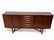 Danish Teak Tall Credenza Sideboard. Raised on legs wit - 6