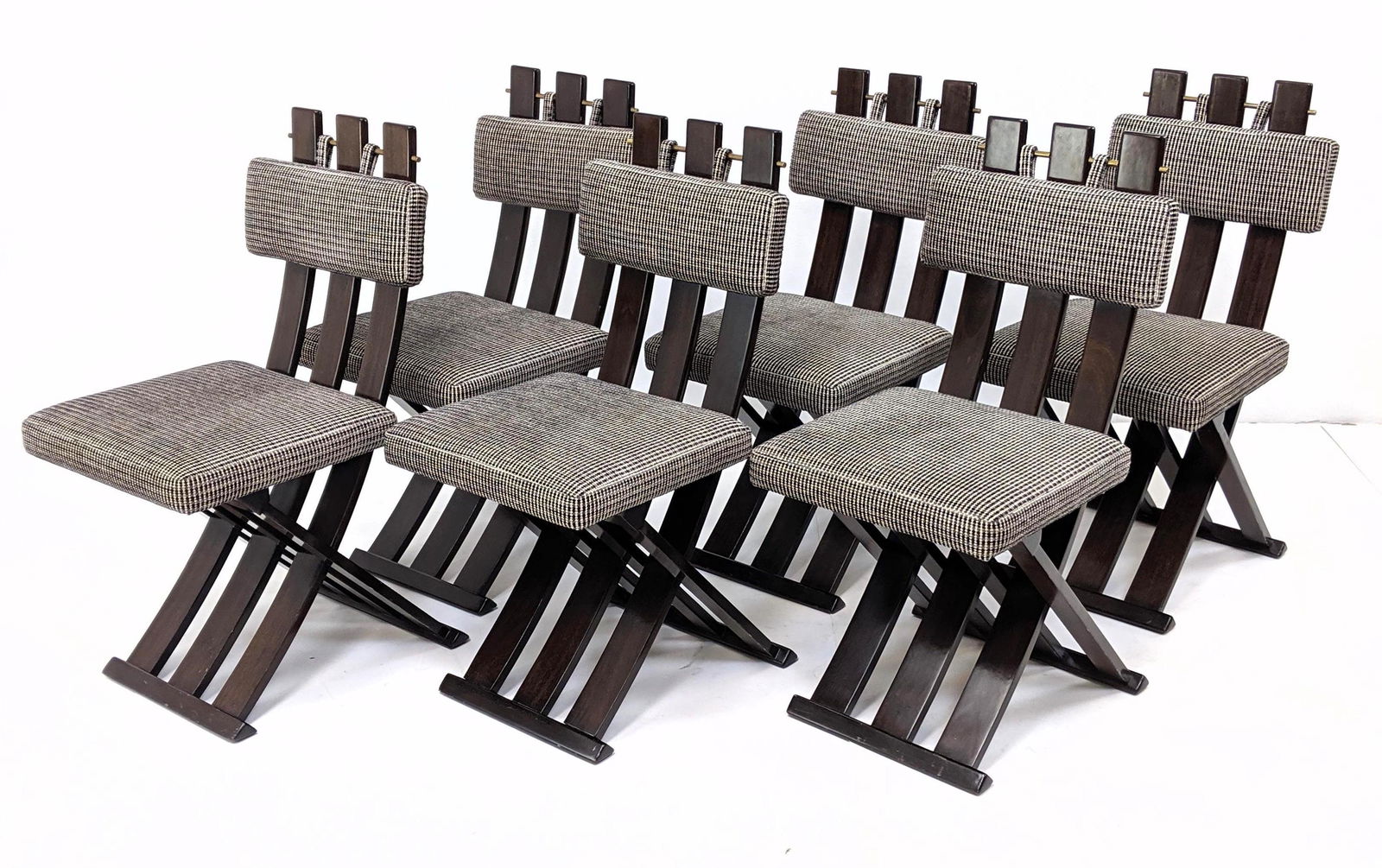 Set 6 HARVEY PROBBER Sculptural Dining Chairs. Chairs w (1 of 17)