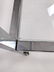 Square Tube Frame Chrome 7 Glass Rolling Serving Cart. - 7