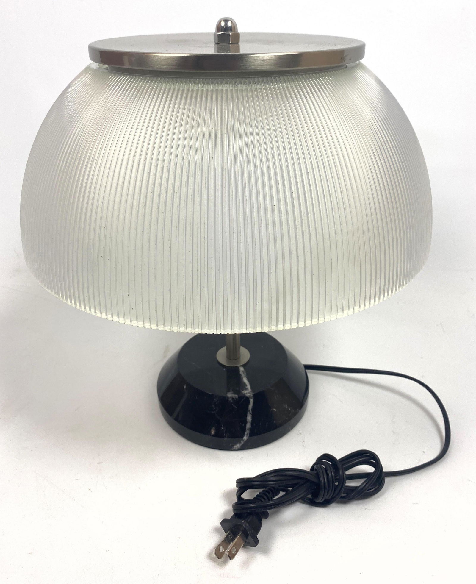 SERGIO MAZZA "Alfa" Table Lamp for ARTEMIDE. Black marb (1 of 8)