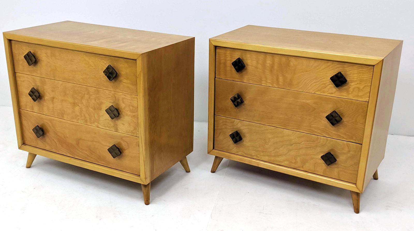 Pr JOHN STUART Blond Wood Bachelors Chests Dressers. Mo (1 of 14)