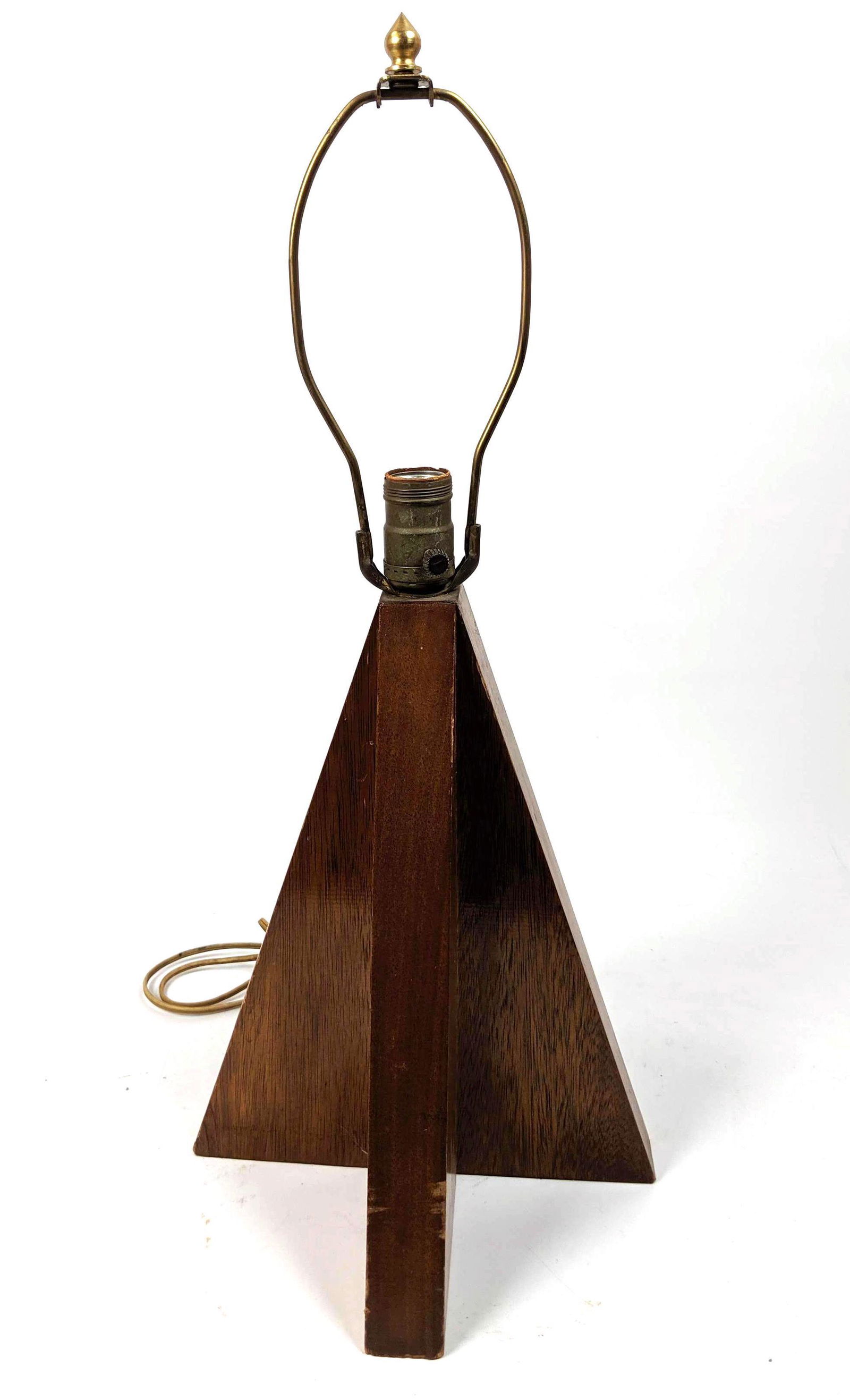 Jean Michel Frank Style Modernist Wood Table Lamp. 4 an (1 of 11)