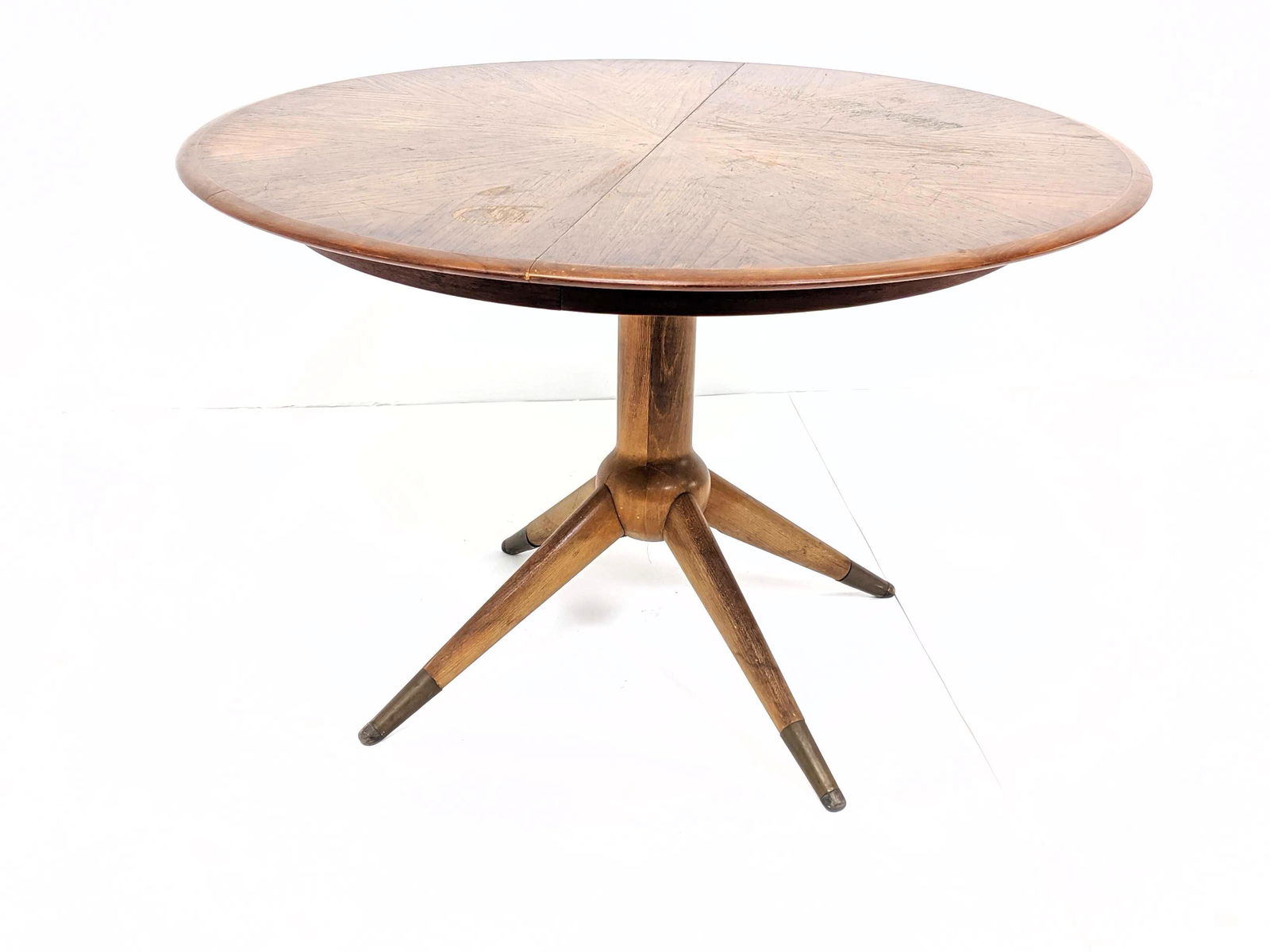 Melchoire Bega Dining Table. Round Modernist Wood Pedes (1 of 10)