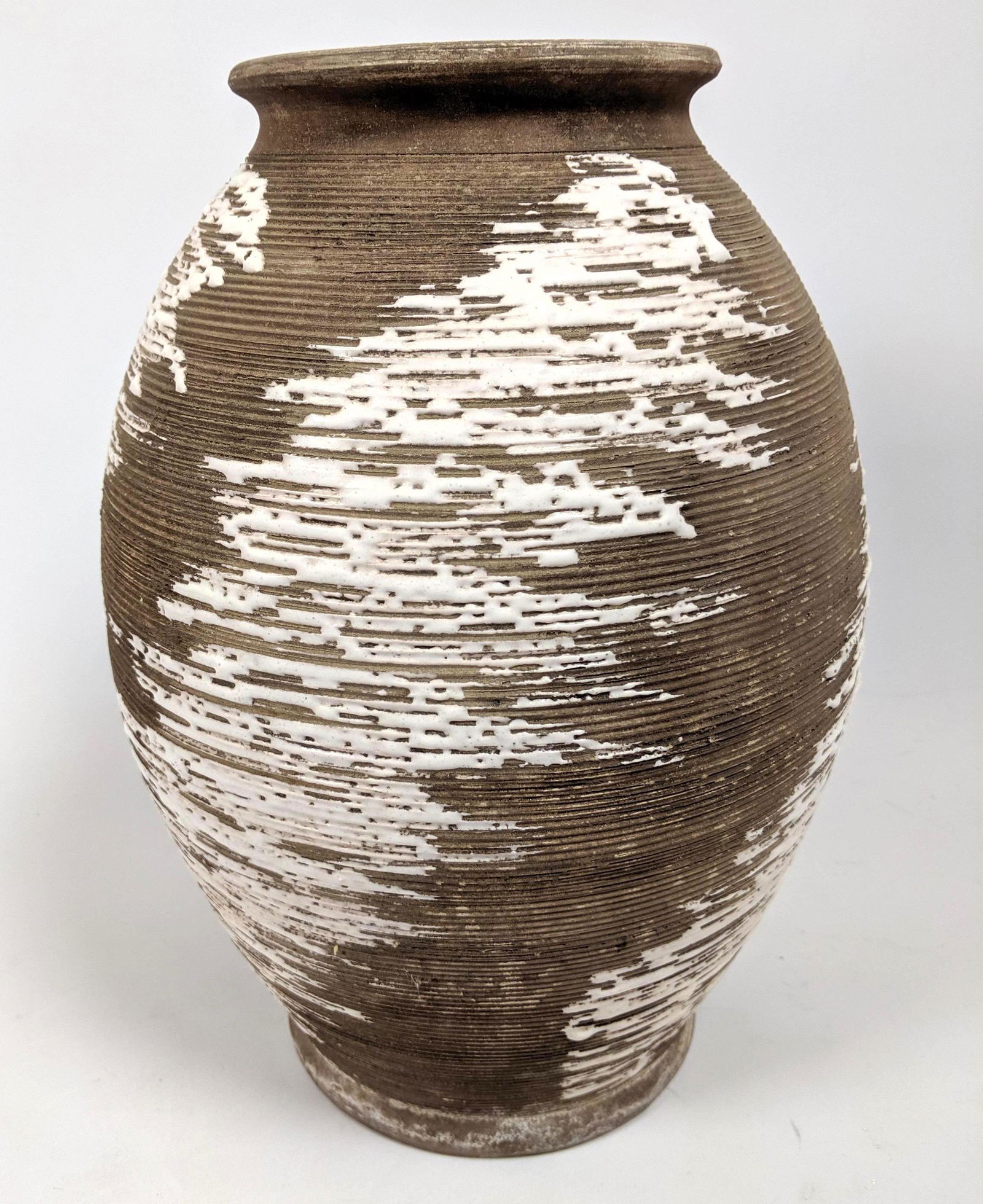 Large French Modernist Ceramic Art Pottery Vase Vessel. (1 of 5)