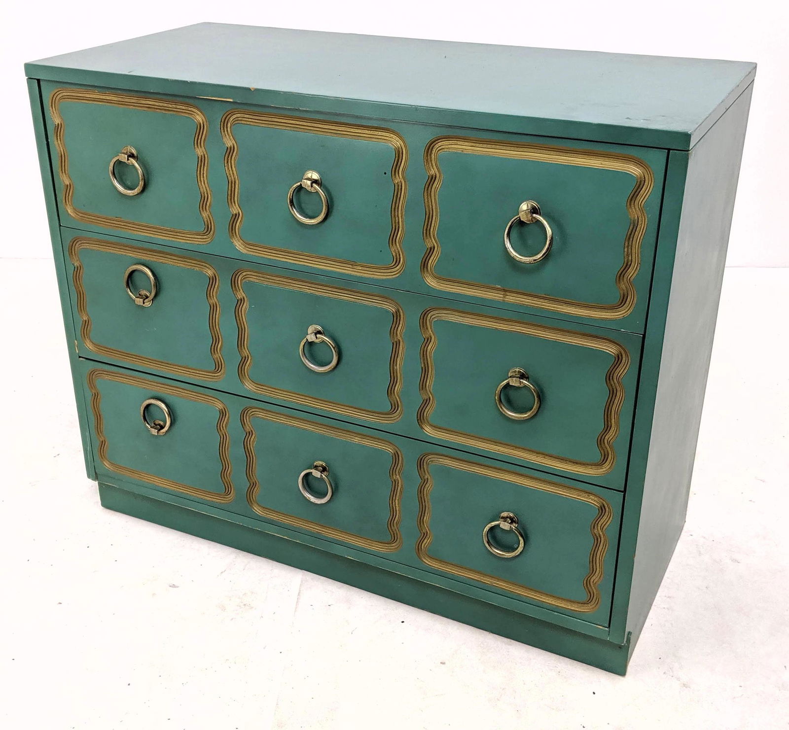 Dorothy Draper Style Dresser Chest.  Hollywood Regency (1 of 10)