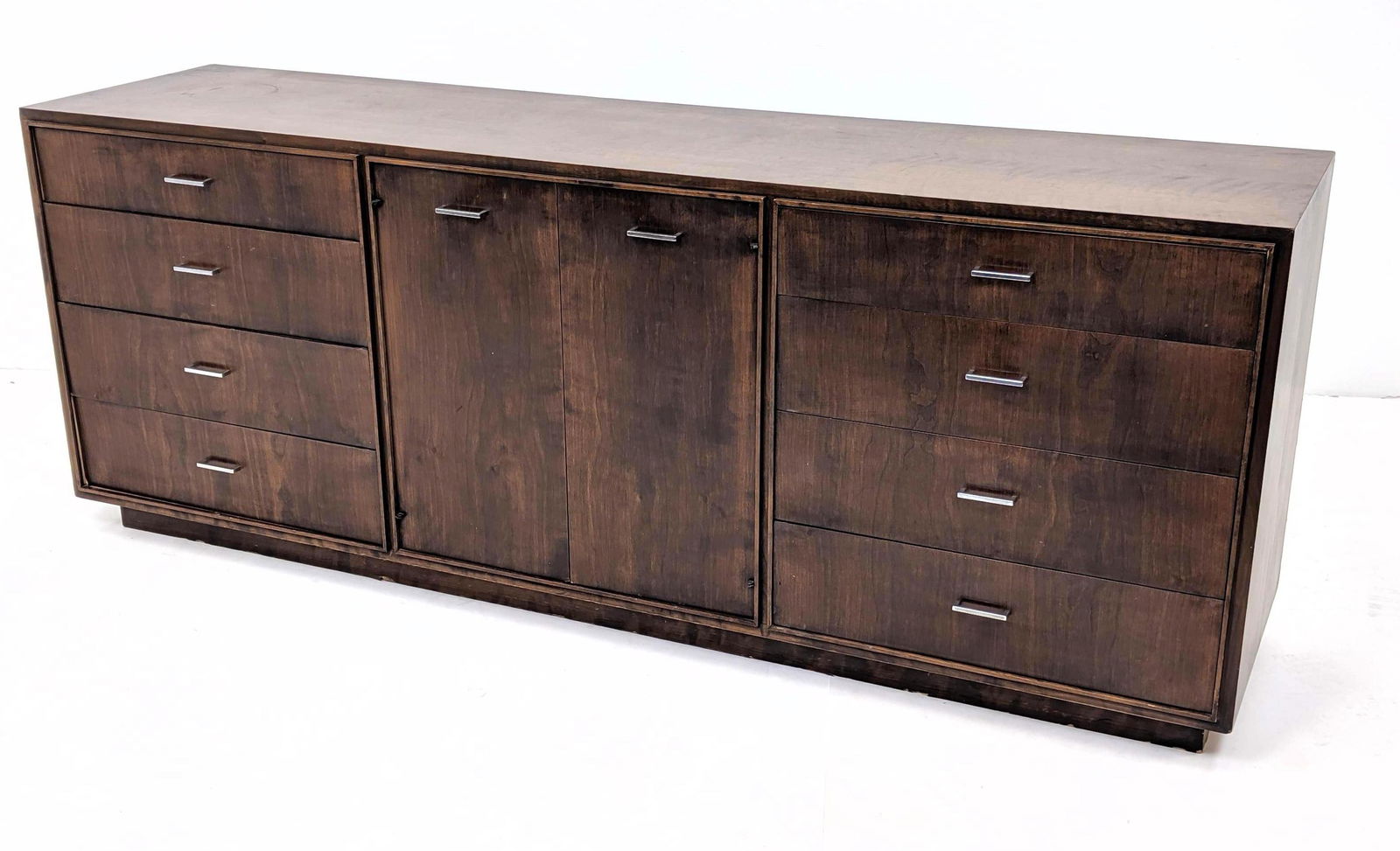 JOHN STUART American Modern Walnut Credenza Sideboard. (1 of 10)