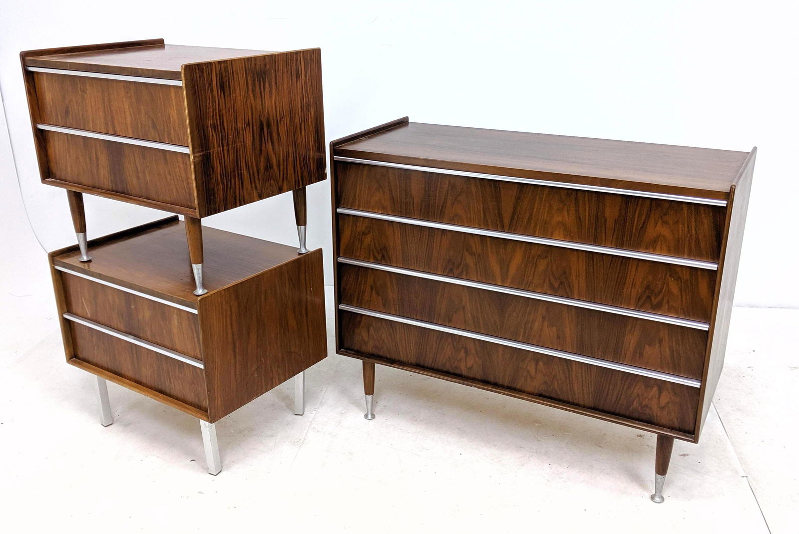 3pc  Edmond Spence Dresser and Nightstands.  Modern Wal (1 of 20)