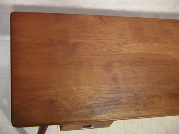 HANS WEGNER Teak Desk JOHANNES HANSEN branded. Mo - 3