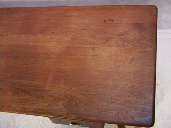 HANS WEGNER Teak Desk JOHANNES HANSEN branded. Mo - 4