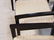 629: Set 6 RICCHIO KNOLL STUDIO Black Dining Arm Chairs - 6