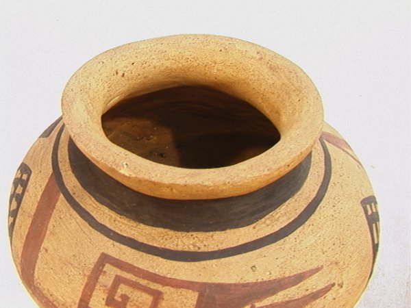 TWO pc Native American Indian Pottery. Unmarked - 5