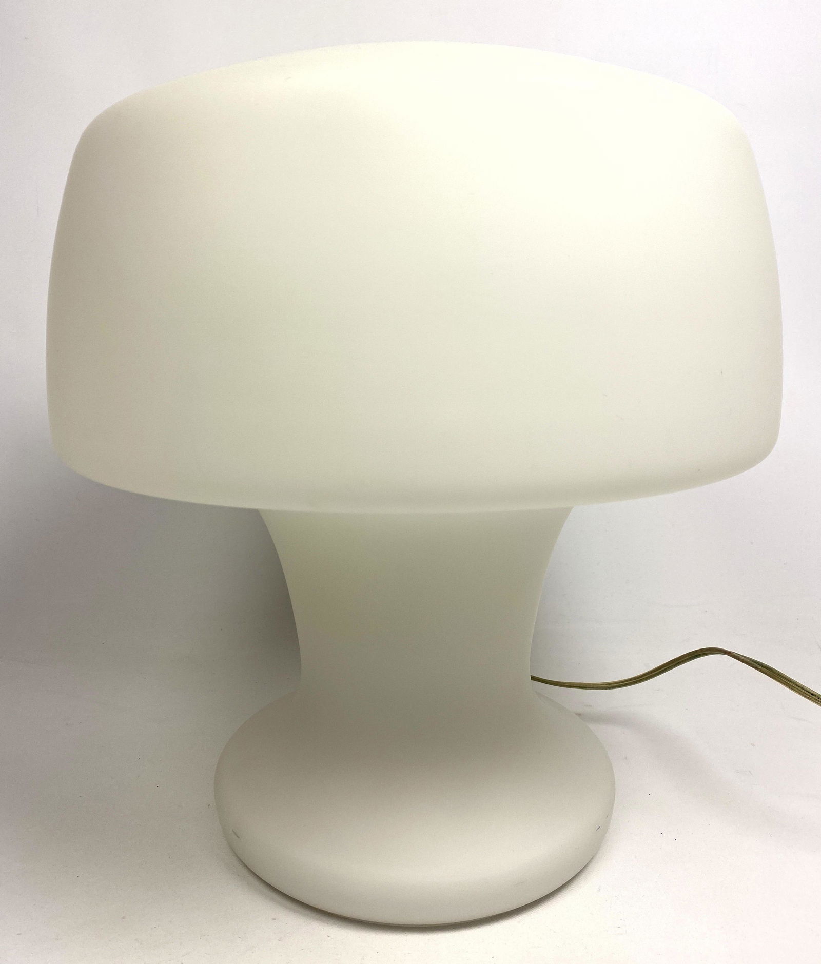 Italian Modern Frosted Glass Mushroom Table Lamp. (1 of 4)