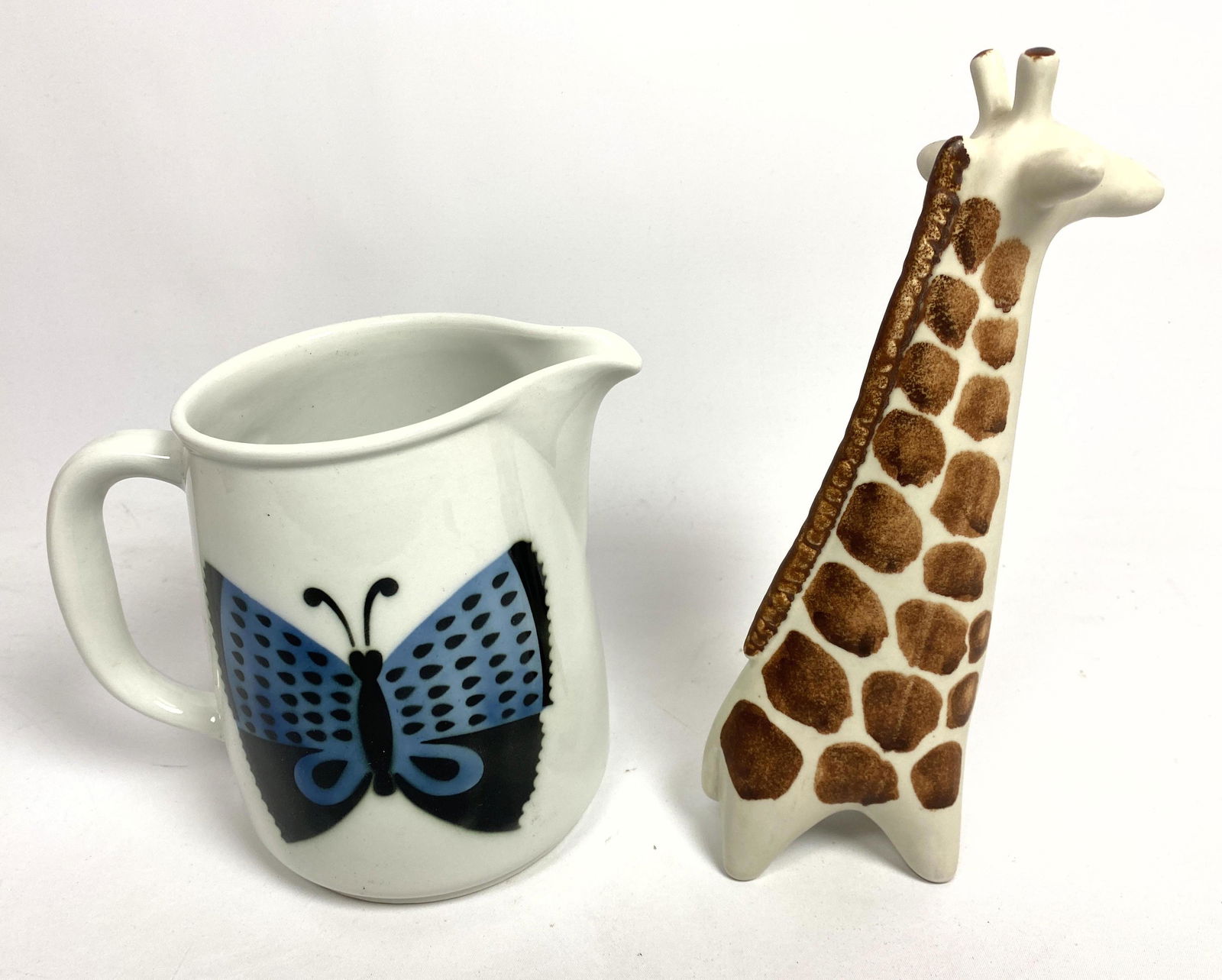 2pc ARABIA Finland Ceramic Modernist Art Pottery. 1) fi (1 of 7)