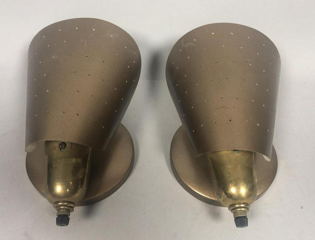 Pr Paavo Tynell Style Metal Wall Sculptures. Bronze Met (1 of 5)