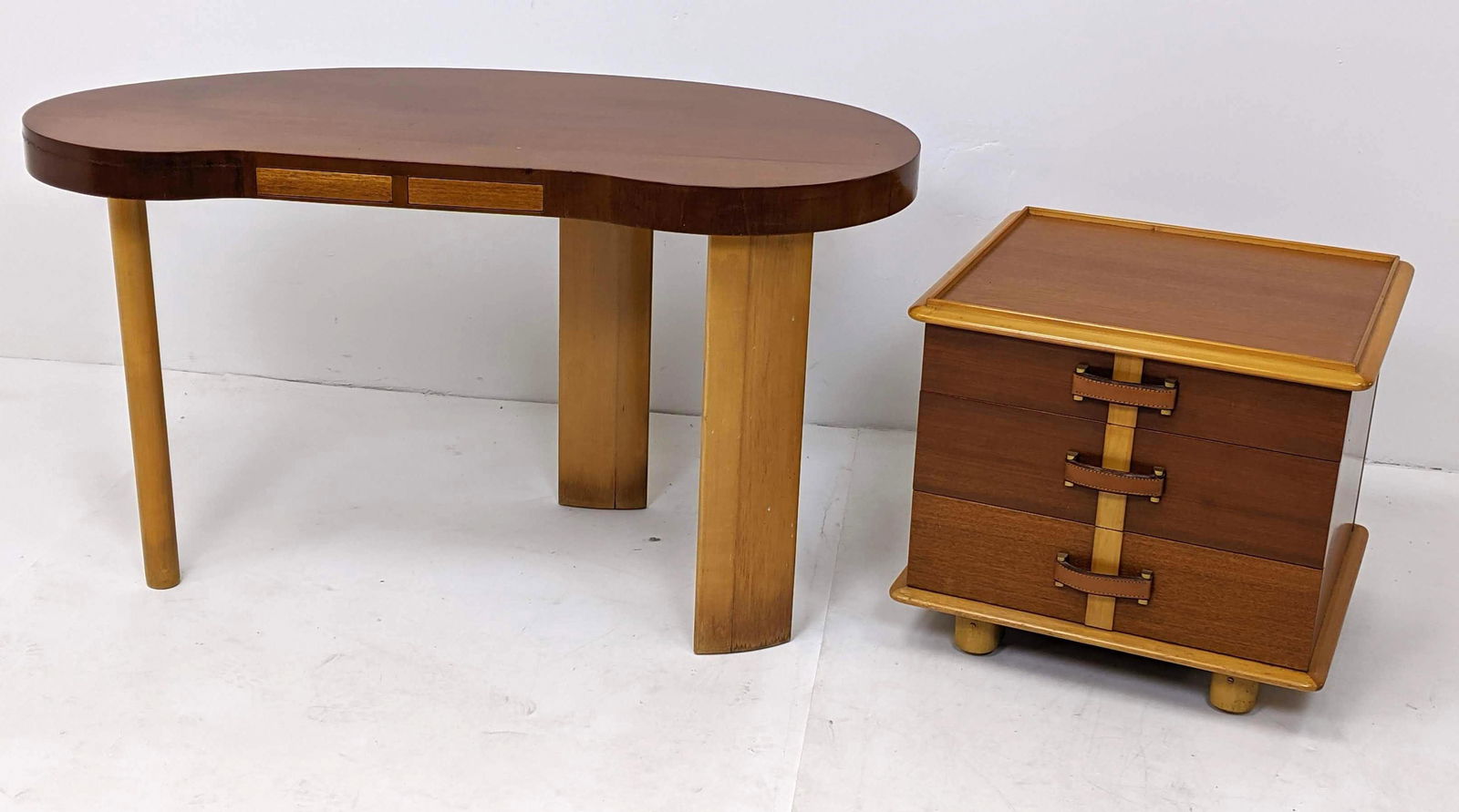 2pc PAUL FRANKL for JOHNSON "Station Wagon" Desk & Cabi (1 of 15)