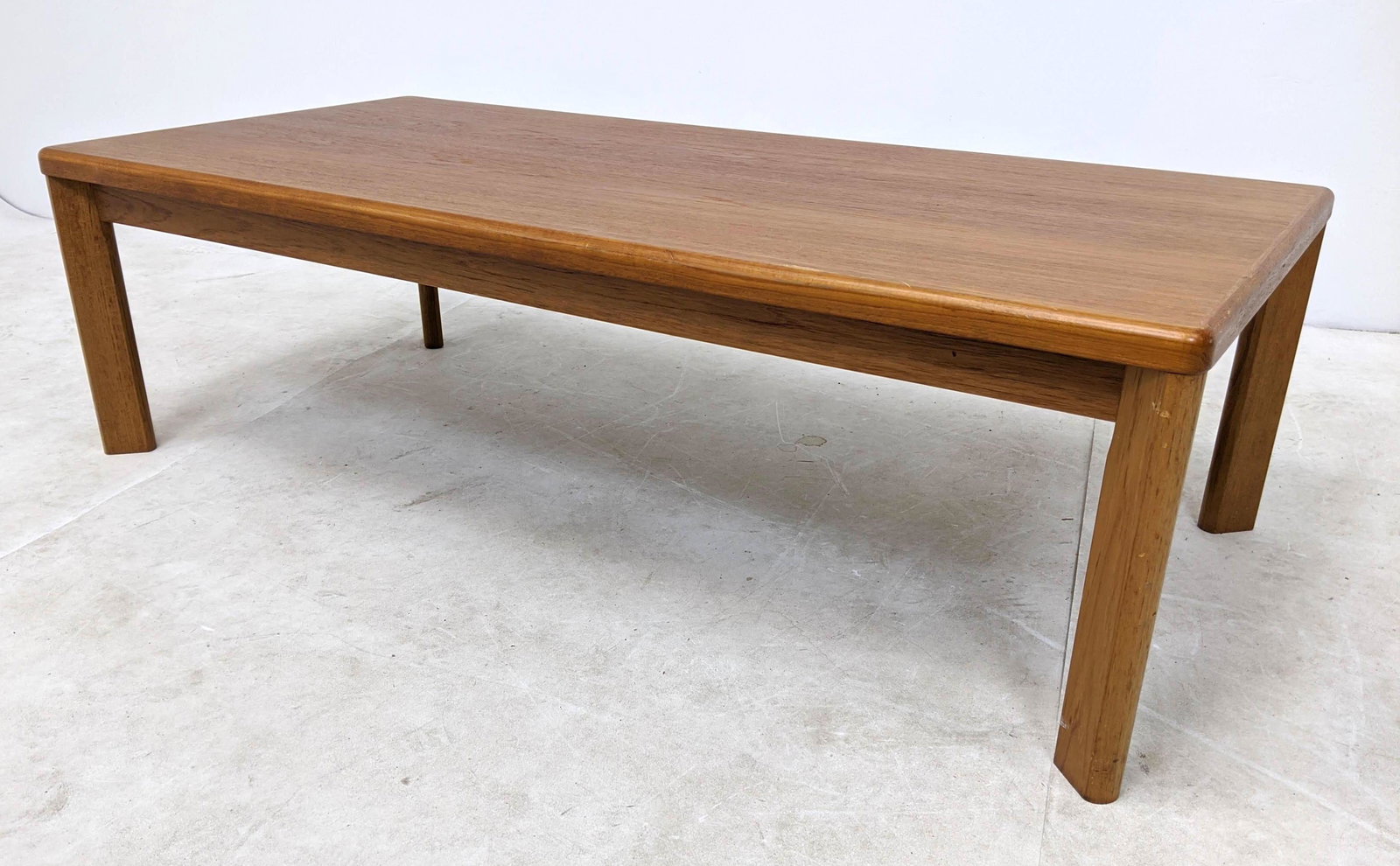 Danish Modern Teak Coffee Cocktail Table. Marked. (1 of 10)
