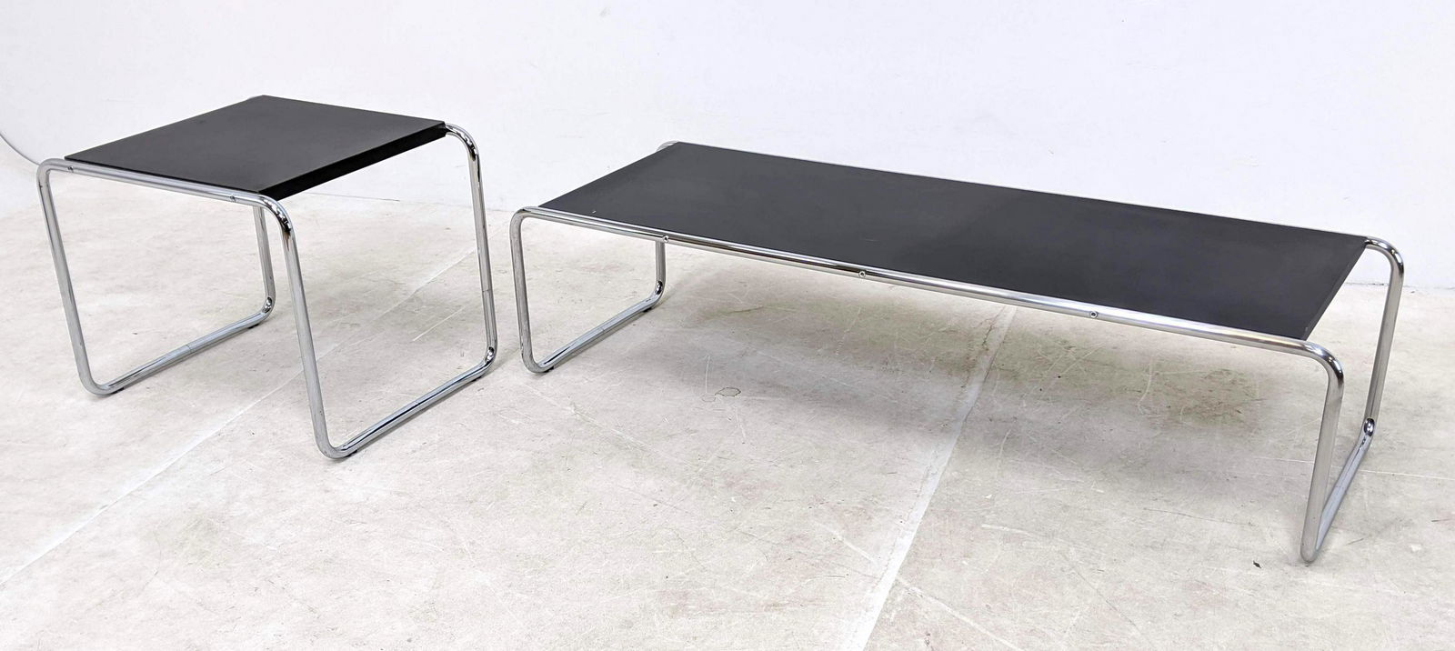 2pc MARCEL BREUER 'Laccio' Coffee & End Tables. Unmarke (1 of 13)